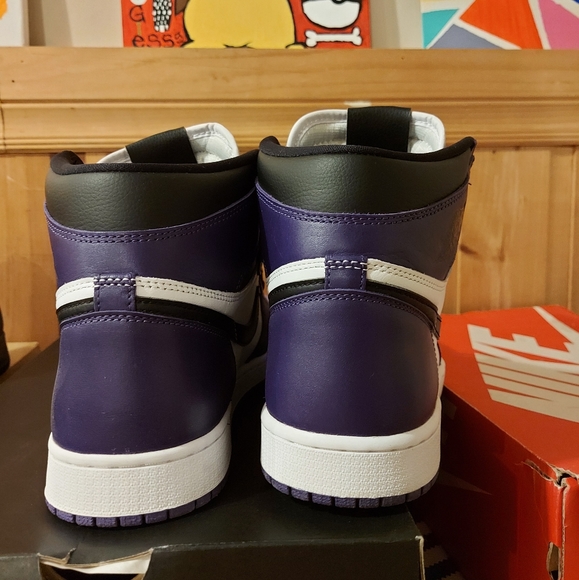 Jordan 1 "OG COURT PURPLE 2.0" AKA PURPLE TOES - Picture 3 of 7